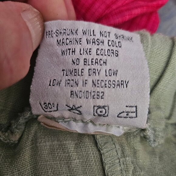 CC Collection Linen Skirt Soft Green Sz M - Picture 6 of 6